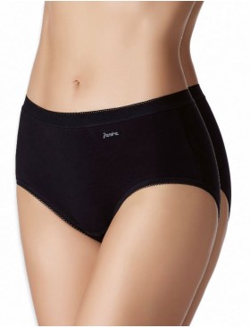 Набор трусов из хлопка (2шт) Janira PACK-2 MIDI ESENCIAL 1031481 negro, Цвет: negro (черный), Размеры: XL