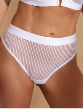 Трусики бразилиана Kinga LOU LIGHT WHITE 1215/2-B, Цвет: белый, Размеры: S