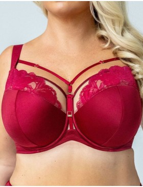 Бюстгальтер с полупоролоном Kris Line CHERRY semi-soft, Цвет: вишневый, Размеры: 85H