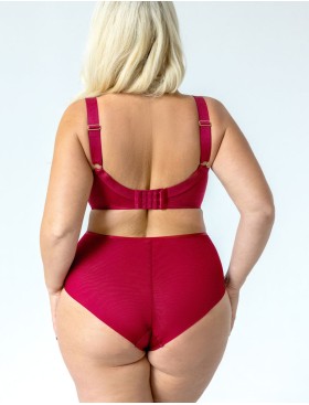 Бюстгальтер с полупоролоном Kris Line CHERRY semi-soft, Цвет: вишневый, Размеры: 85H, изображение 5