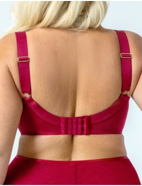 Бюстгальтер с полупоролоном Kris Line CHERRY semi-soft, Цвет: вишневый, Размеры: 85H, изображение 2