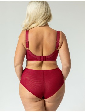 Бюстгальтер бралетт Kris Line CHERRY soft bralette, Цвет: вишневый, Размеры: 75H, изображение 5