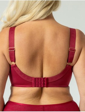 Бюстгальтер бралетт Kris Line CHERRY soft bralette, Цвет: вишневый, Размеры: 75H, изображение 2