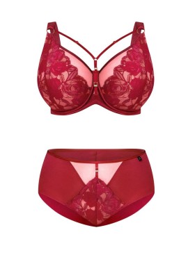 Бюстгальтер бралетт Kris Line CHERRY soft bralette, Цвет: вишневый, Размеры: 75H, изображение 9