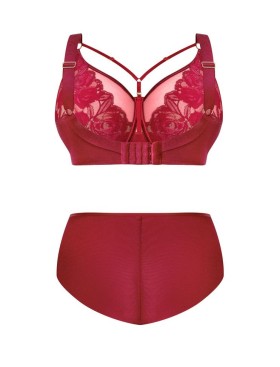 Бюстгальтер бралетт Kris Line CHERRY soft bralette, Цвет: вишневый, Размеры: 75H, изображение 10