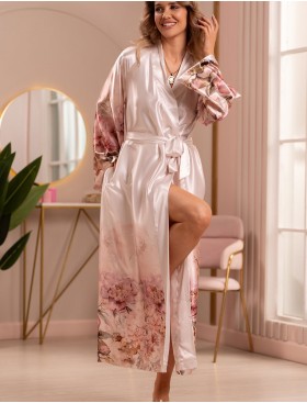 Длинный запашной халат Mia-Amore ALORA 4949, Цвет: мультицвет, Размеры: 2XL/3XL, изображение 2