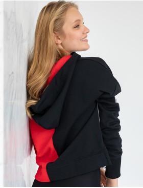 Женская толстовка Opium M-120, Цвет: чёрный/красный/белый, Размеры: L, изображение 2