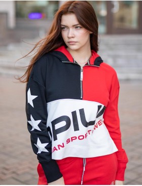 Женская толстовка Opium M-120, Цвет: чёрный/красный/белый, Размеры: L, изображение 3