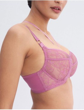 Бюстгальтер кружевной мягкий Alles CHIARA PINK M, Цвет: розовый, Размеры: 70F, изображение 3