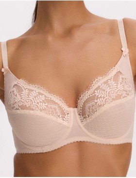 Бюстгальтер мягкий Gaia 002 FANCY M телесный, Цвет: телесный, Размеры: 70F
