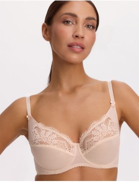 Бюстгальтер мягкий Gaia 002 FANCY M телесный, Цвет: телесный, Размеры: 70F, изображение 4