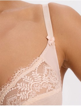 Бюстгальтер мягкий Gaia 002 FANCY M телесный, Цвет: телесный, Размеры: 70F, изображение 2