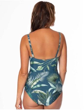 Слитный купальник бандо Jantzen JZ26106M, Цвет: мульти, Размеры: XL, изображение 4