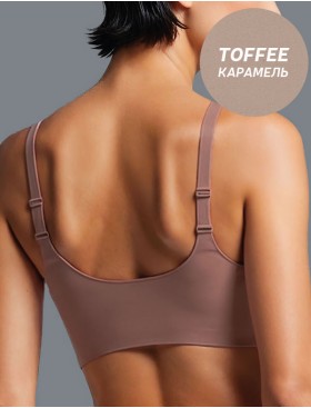 Топ с вкладышами Lormar TOUCH toffee, Цвет: toffee (карамель), Размеры: S, изображение 2