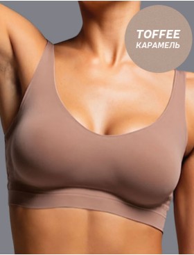 Топ с вкладышами Lormar TOUCH toffee, Цвет: toffee (карамель), Размеры: S