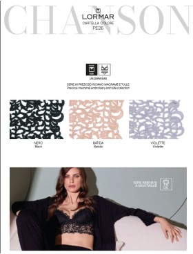 Комплект Lormar CHANSON бюстье+бразилиана Cha54347 batida, Цвет: batida (песочный), Размеры: 70B, изображение 6