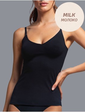 Майка из микрофибры Lormar FLOW milk, Цвет: milk (молоко), Размеры: S