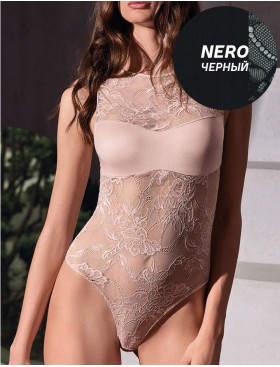 Кружевное боди Lormar SHOW Sho34177 nero, Цвет: nero (черный), Размеры: 70B