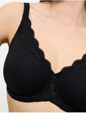 Бюстгальтер минимайзер Triumph AMOURETTE W01 чёрный, Цвет: чёрный, Размеры: 70D, изображение 3