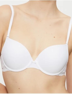 Бюстгальтер пуш-ап Triumph LOVELY MICRO WHUM белый, Цвет: белый, Размеры: 70B