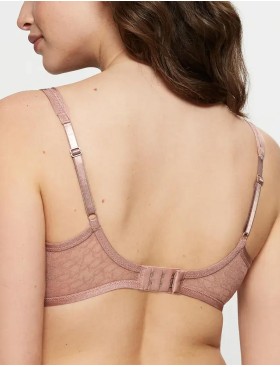 Бюстгальтер минимайзер Triumph SIGNATURE SHEER W01 EX миндаль, Цвет: миндаль, Размеры: 70D, изображение 2