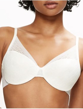 Бюстгальтер плотная чашка Triumph SIGNATURE SHEER WHP EX сливочный, Цвет: сливочный, Размеры: 70D