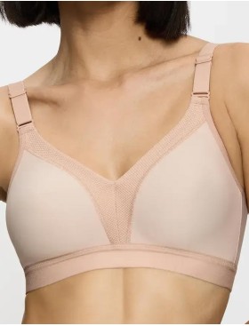 Спортивный бюстгальтер Triumph TRIACTION WELLNESS N бежевый, Цвет: бежевый, Размеры: 75B