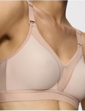 Спортивный бюстгальтер Triumph TRIACTION WELLNESS N бежевый, Цвет: бежевый, Размеры: 75B, изображение 3