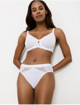 Бюстгальтер с мягкой чашкой Triumph WILD AZALEA FLORALE W01 белый, Цвет: белый, Размеры: 70E, изображение 4