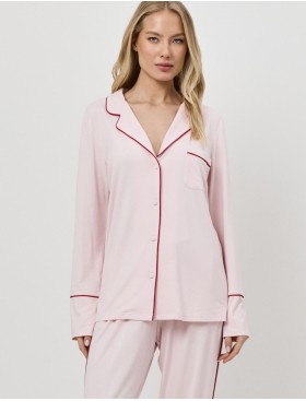 Пижама женская с брюками Aruelle AMORIA, Цвет: светло-розовый, Размеры: S