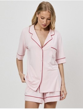 Пижама женская с шортами Aruelle AMORIA, Цвет: светло-розовый, Размеры: XS