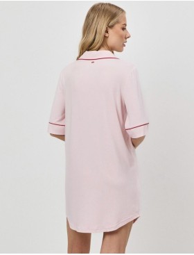 Рубашка домашняя Aruelle AMORIA, Цвет: светло-розовый, Размеры: XS, изображение 2