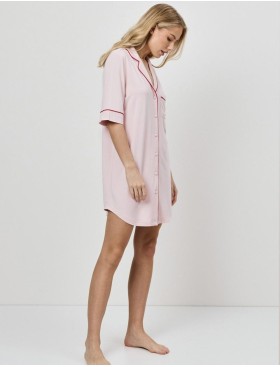 Рубашка домашняя Aruelle AMORIA, Цвет: светло-розовый, Размеры: XS, изображение 4