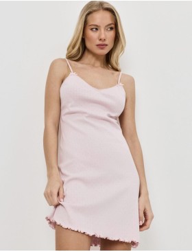 Сорочка на тонких бретелях Aruelle CARYS, Цвет: светло-розовый, Размеры: S