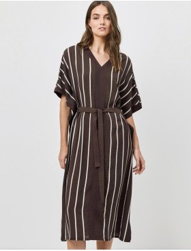 Платье-туника из вискозы Aruelle CEDAR, Цвет: шоколадный, Размеры: S, изображение 3