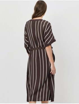 Платье-туника из вискозы Aruelle CEDAR, Цвет: шоколадный, Размеры: S, изображение 4