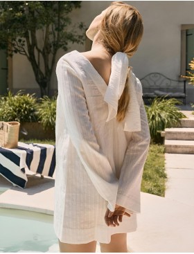 Короткое платье Aruelle ELARA, Цвет: слоновая кость, Размеры: S, изображение 2