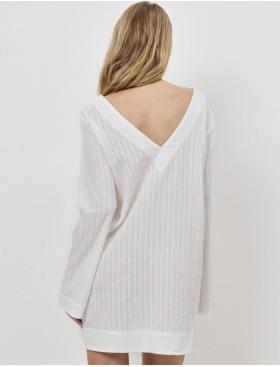 Короткое платье Aruelle ELARA, Цвет: слоновая кость, Размеры: S, изображение 4