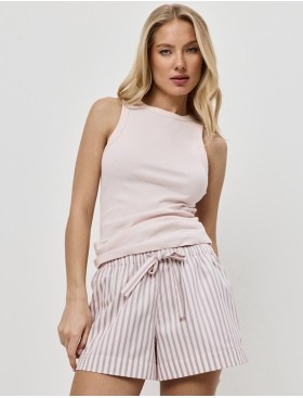 Пижама женская с шортами Aruelle ELOWEN, Цвет: светло-розовый, Размеры: XS