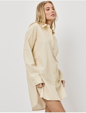 Домашняя рубашка Aruelle HALO, Цвет: светло-жёлтый, Размеры: XS, изображение 3