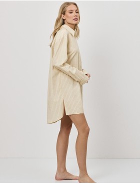 Домашняя рубашка Aruelle HALO, Цвет: светло-жёлтый, Размеры: XS, изображение 4