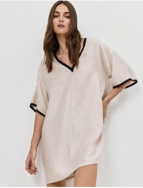 Лёгкая туника Aruelle HORIZON, Цвет: светло-бежевый, Размеры: S