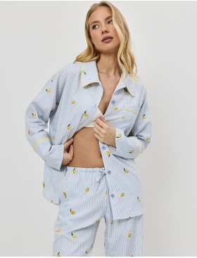 Пижама с брюками Aruelle LENORA, Цвет: светло-голубой, Размеры: S
