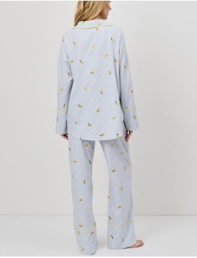 Пижама с брюками Aruelle LENORA, Цвет: светло-голубой, Размеры: S, изображение 4
