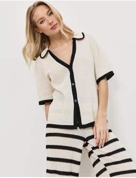 Домашний комплект с брюками Aruelle MIRAGE SET, Цвет: светло-бежевый, Размеры: S