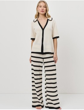 Домашний комплект с брюками Aruelle MIRAGE SET, Цвет: светло-бежевый, Размеры: S, изображение 2