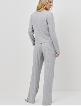 Комплект женский со штанами Aruelle NEVE SET, Цвет: светло-серый, Размеры: S, изображение 4