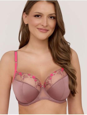 Бюстгальтер полумягкий Ava MUSE 2217 PU mocha rose, Цвет: античная роза, Размеры: 75E, изображение 5