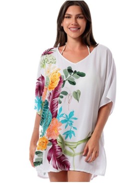 Пляжная туника Jantzen JZ25150C, Цвет: белый, Размеры: S