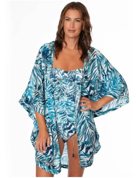 Пляжный халат-кимоно Jantzen JZ26149C, Цвет: мульти, Размеры: L